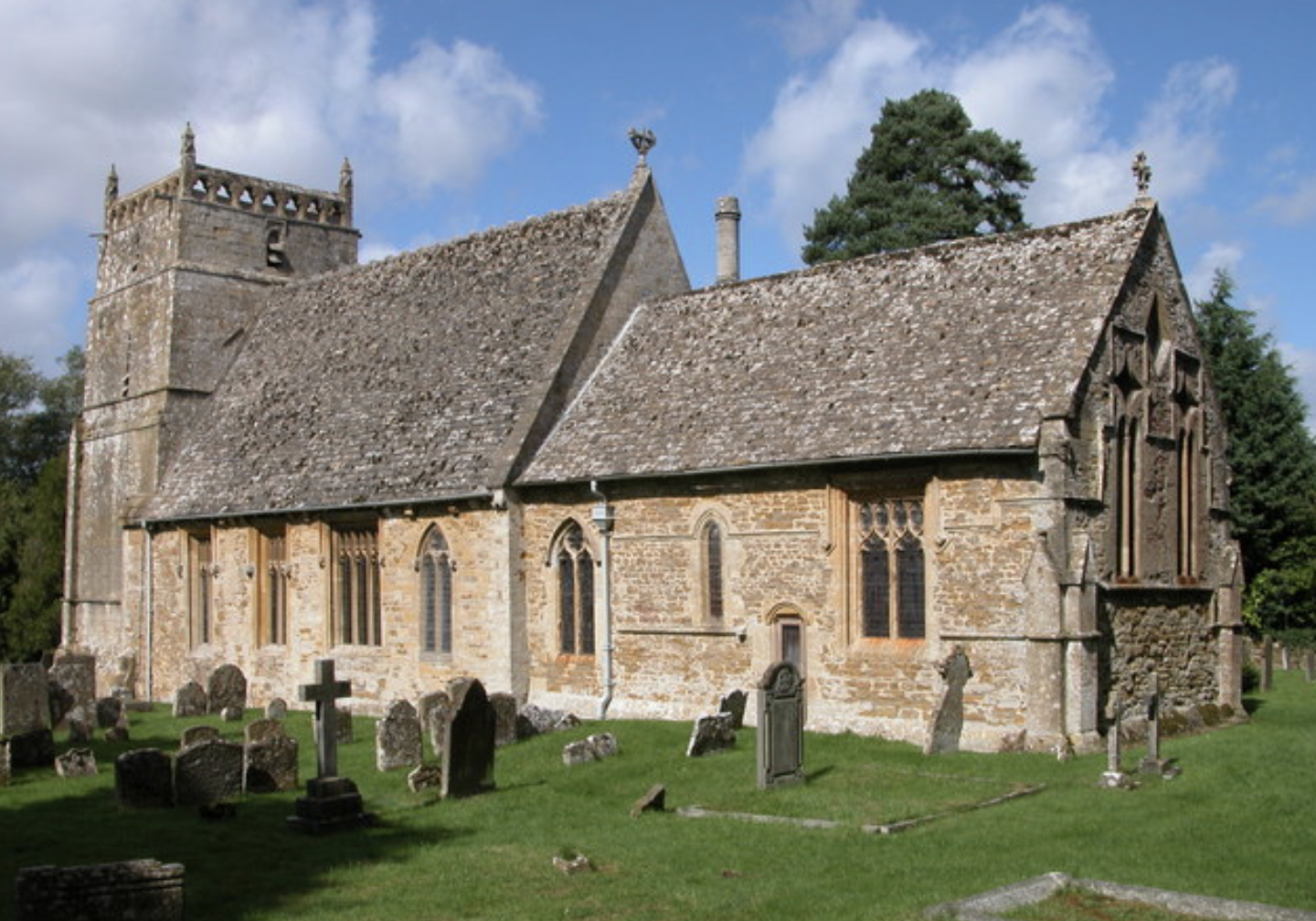 12th century Wyck Rissington church
